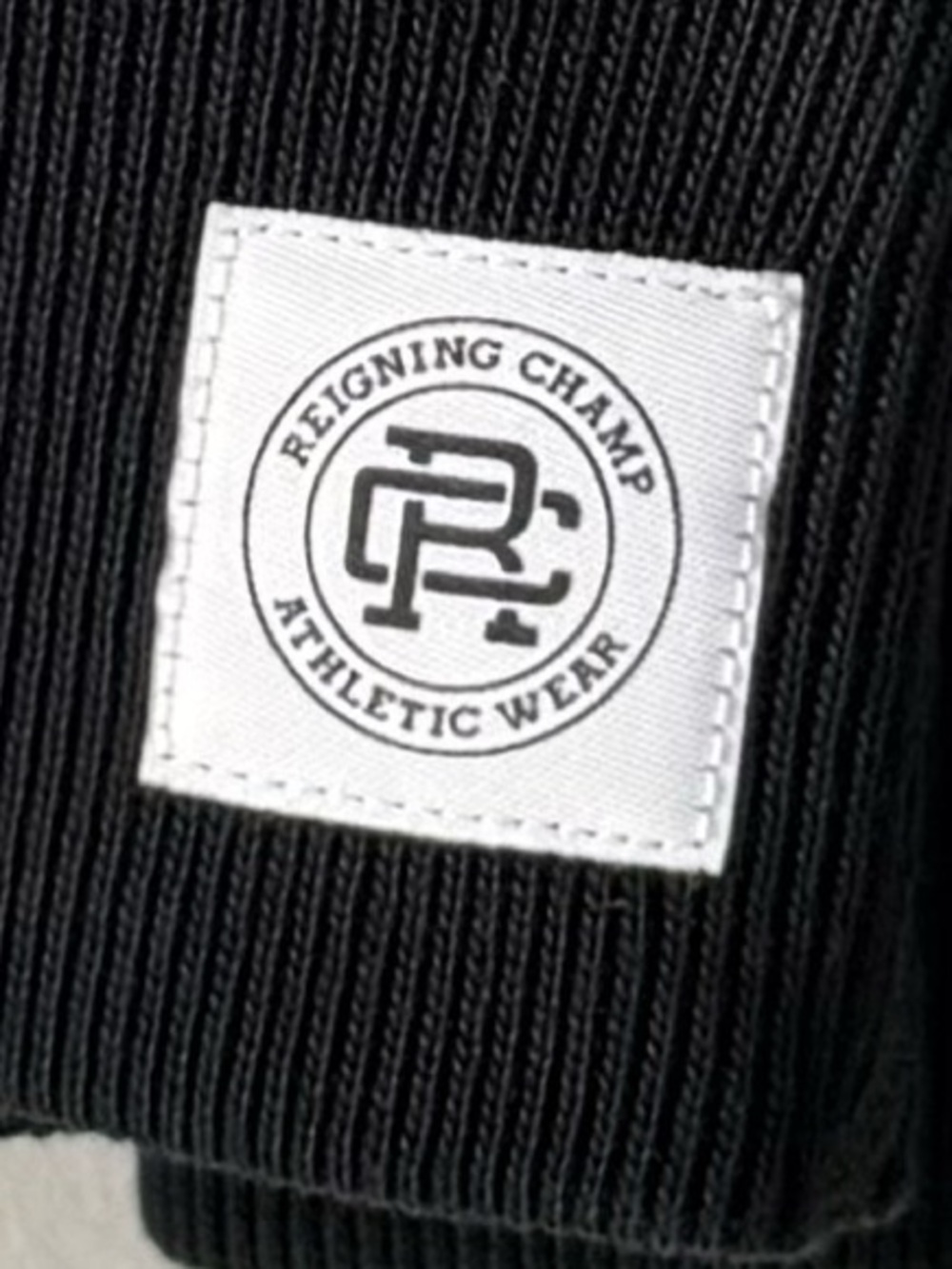 Reigning Champ Men's Black 100% Cotton Crewneck Sweatshirt L | Made in Canada